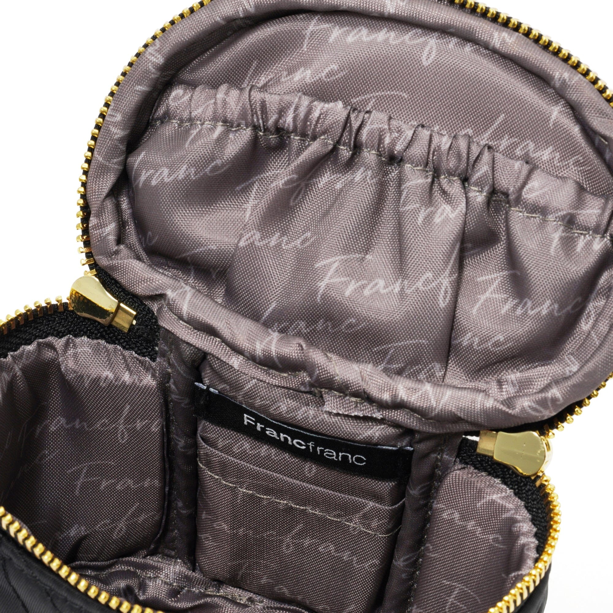 Bell Vanity Pouch Mini Black - Small Cosmetic Bag for Makeup & Travel Essentials | Perfect for Women's Purse, Gym, and Everyday Use