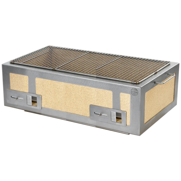 Kasai Konro Replacement Tiles for Little Grill - Premium Ceramic Heat Plates for Japanese BBQ & Hot Pot Cooking at Home