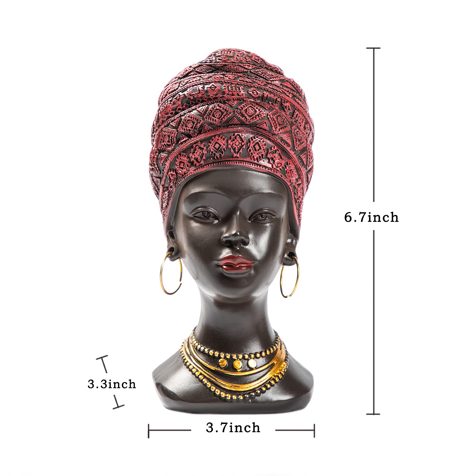 African Statues & Sculptures for Home Decor - Living Room Shelf Accents