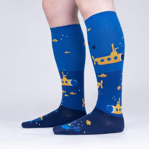 Sock It To Me Aquatic Adventures Stretch Knee High Socks - Fun Novelty Socks for Women, Comfortable & Durable - Perfect for Cosplay, Costume Parties, and Everyday Wear