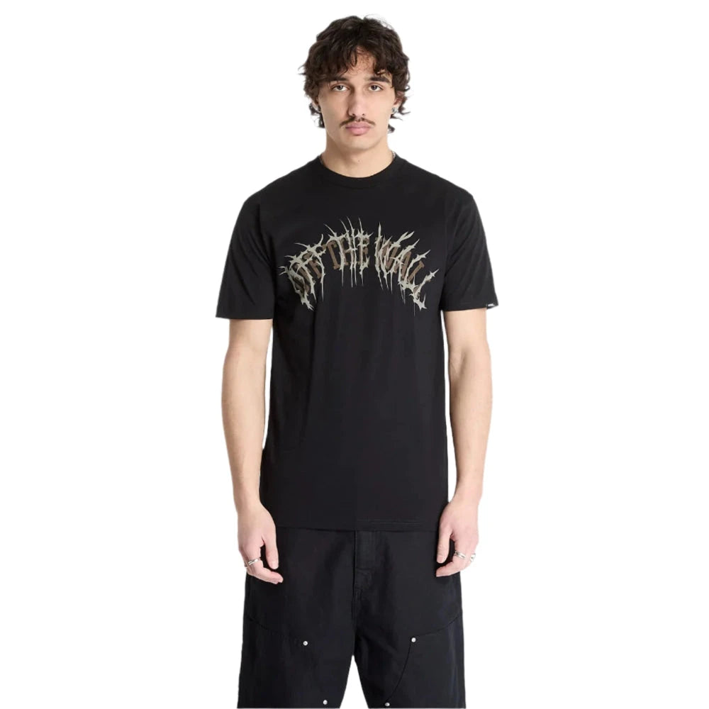 VANS Metal Arch Graphic T-Shirt for Men - Black Cotton Tee with Vintage Logo - Perfect for Casual Wear, Street Style & Skateboarding
