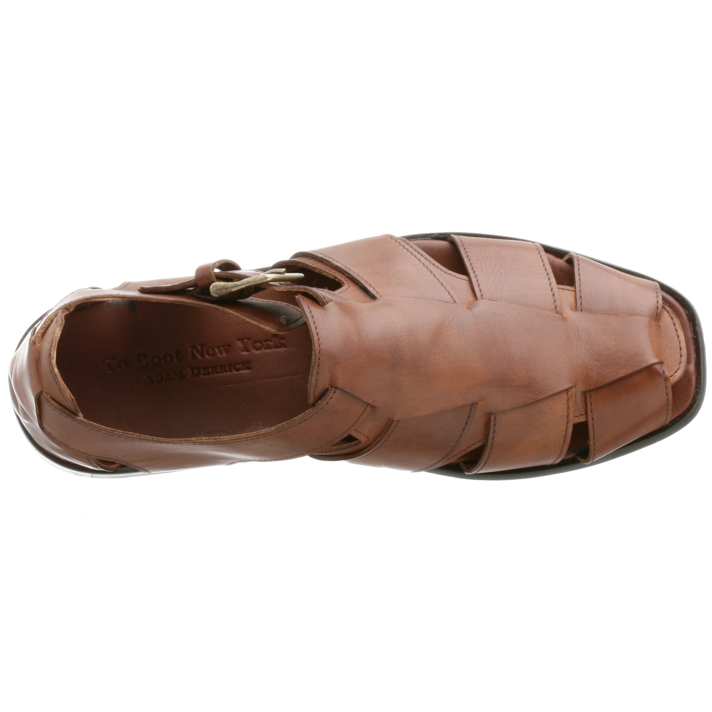 To Boot New York Men's Spartan Fisherman Sandal - Comfortable Leather Outdoor Sandals for Walking, Travel & Casual Wear