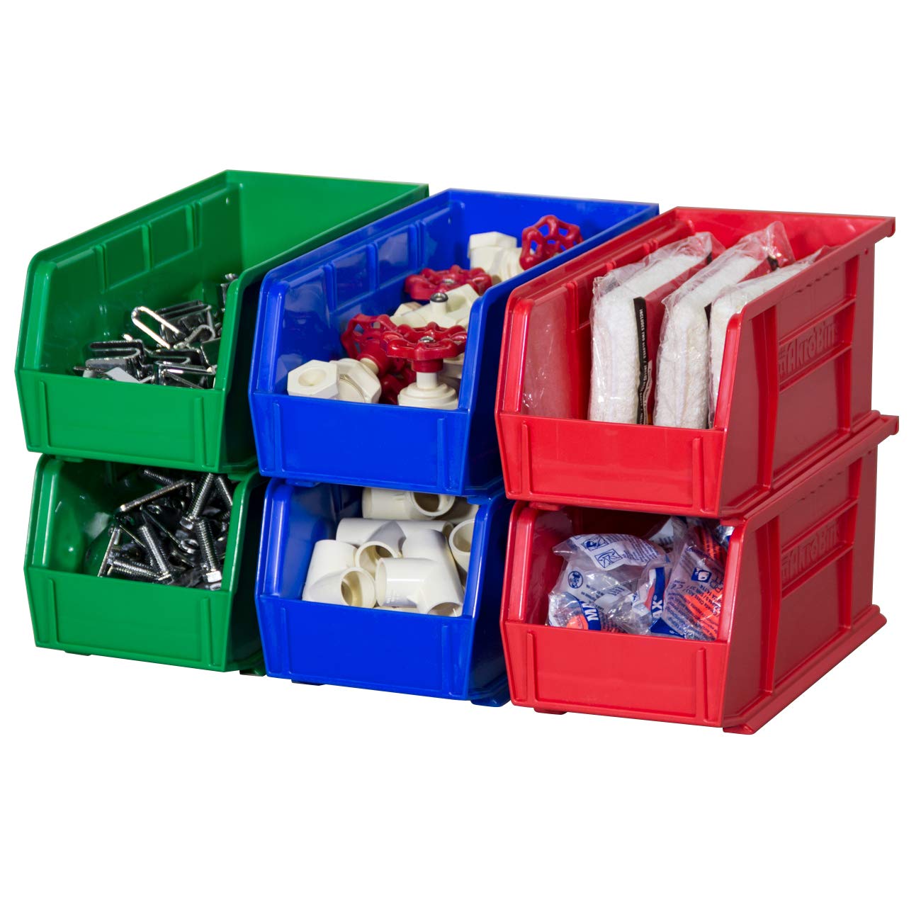 Best Selling Akro-Mils Plastic Organizer Bins - 24-Pack + 12-Pack Hanging Stackable Storage Containers for Garage, Workshop & Closet Organization | Durable Home & Office Storage Solution