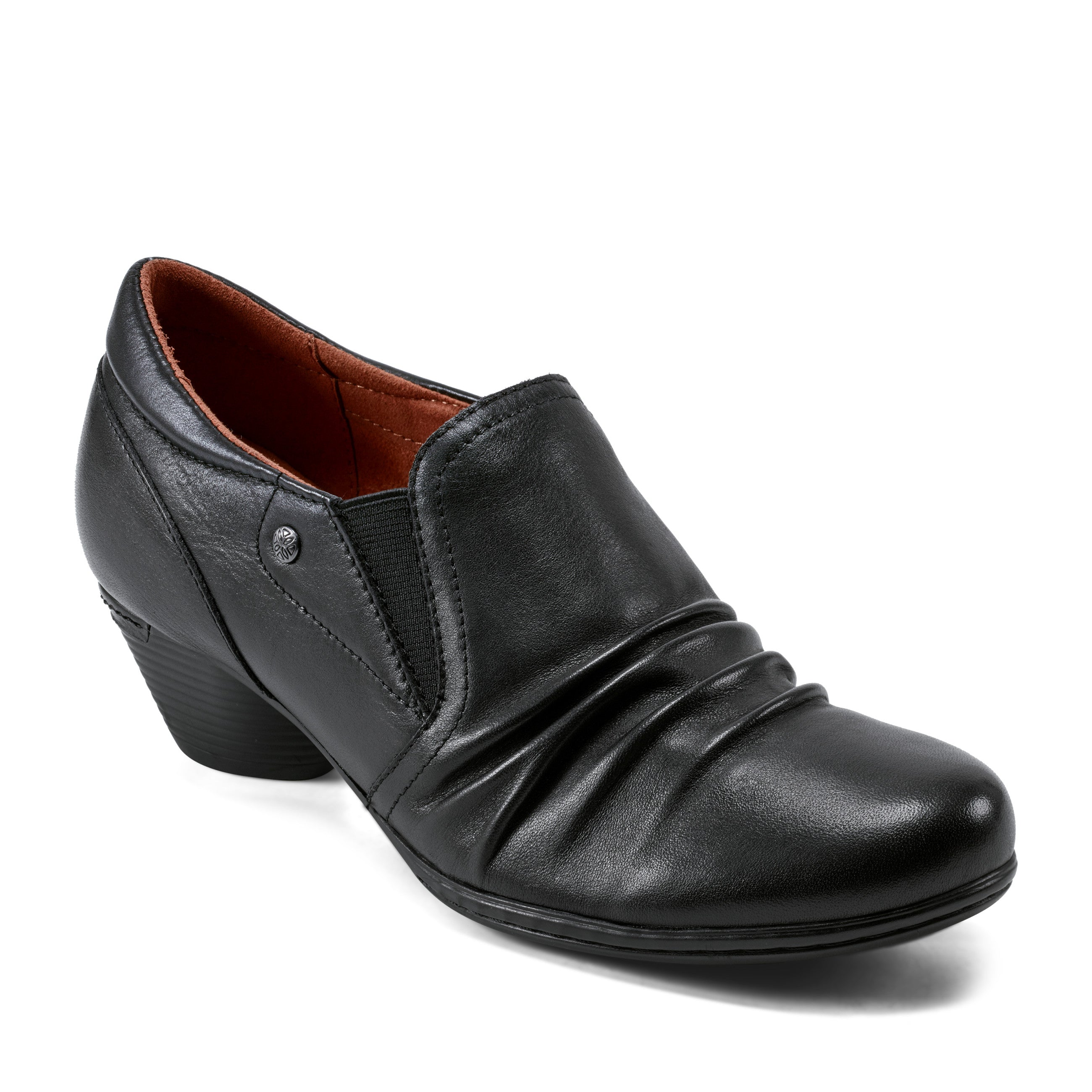 Women's Lucy Ruched Casual Booties - Stylish & Comfortable Ankle Boots for Everyday Wear | Perfect for Work, Dates & Fall Outfits