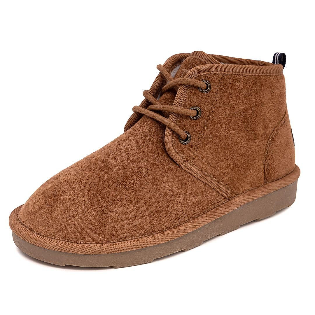 Nautica Kids' Sherpa Fur Snow Boots - Warm Winter Ankle Booties for Boys & Girls (Toddler, Little Kid, Big Kid) | Perfect for Snow Play, Winter Hiking & Cold Weather Outings