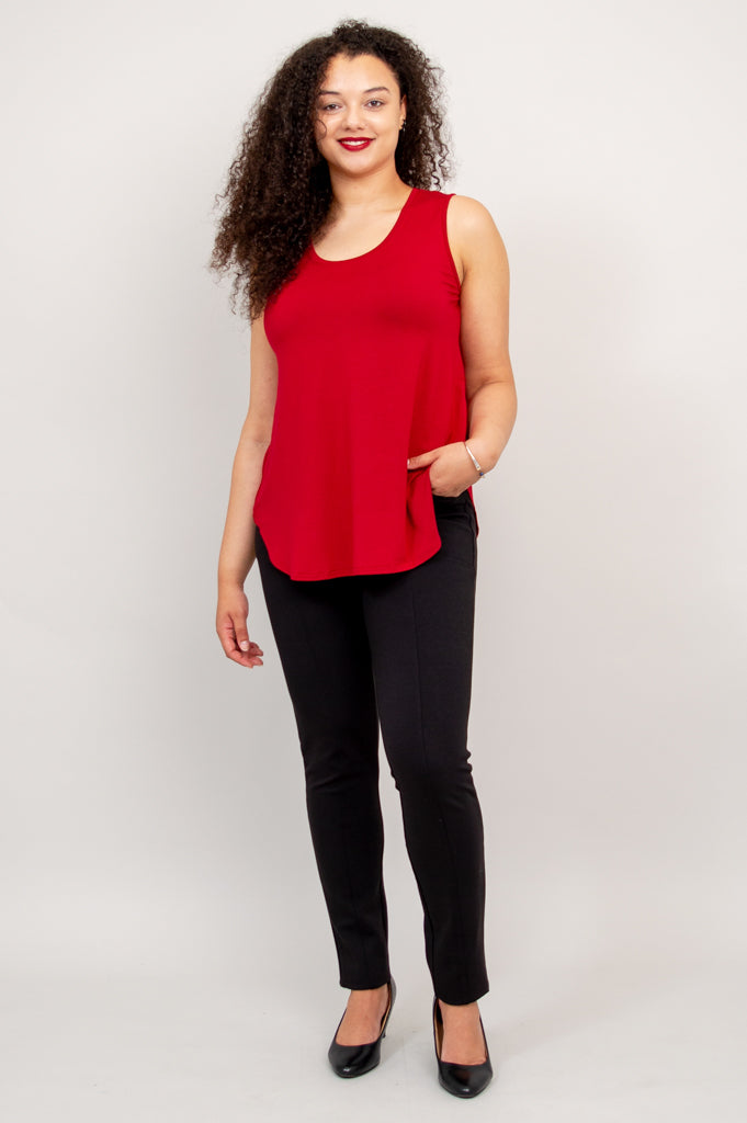 Stylish Jazz Tank Top with Lipstick Print - Soft Bamboo Fabric for Women - Perfect for Casual Wear, Music Festivals & Summer Outfits