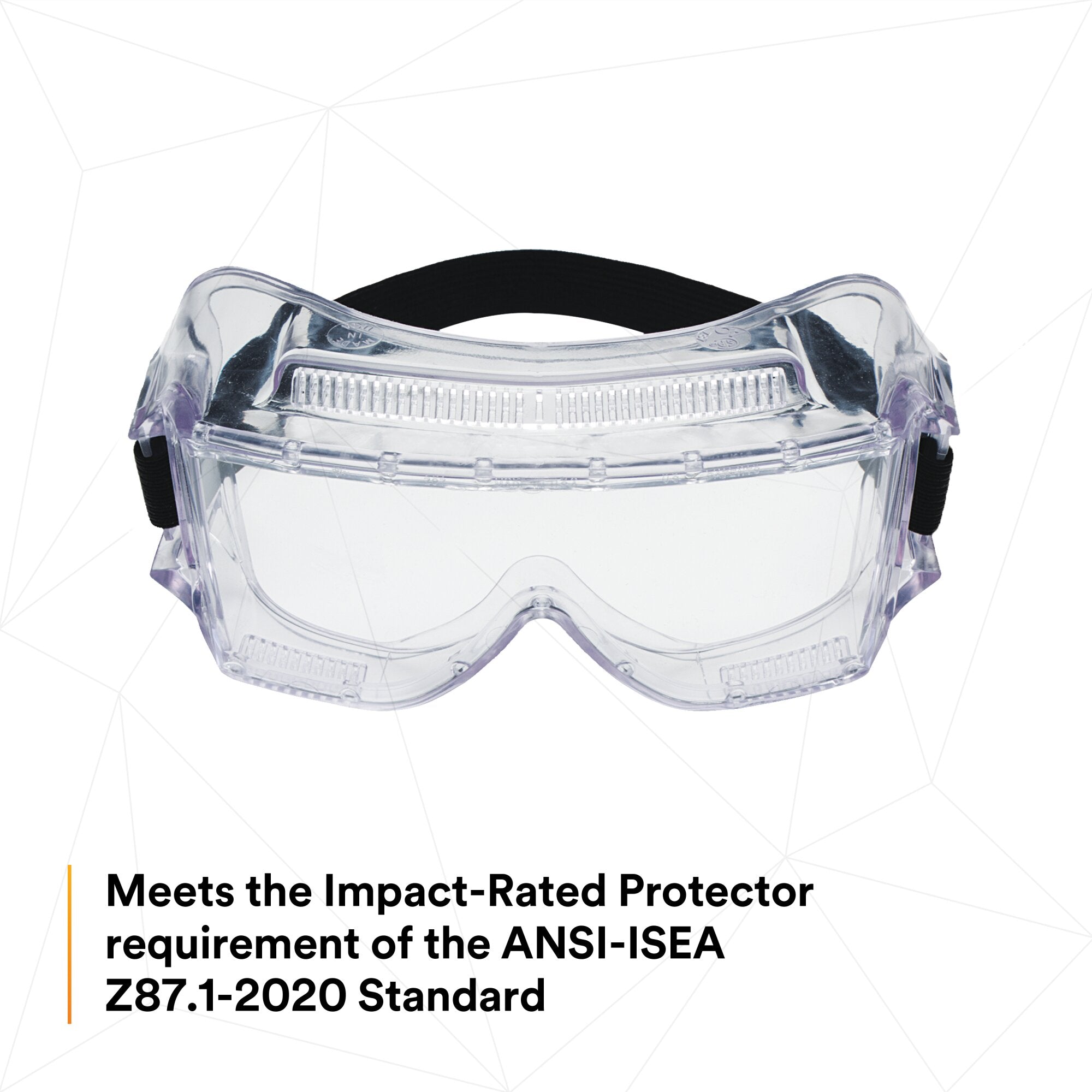 3M Centurion Impact Safety Goggles 452 40300 00000 10 - Clear Lens Protective Eyewear for Construction, Woodworking & DIY Projects - ANSI Z87.1 Certified Safety Glasses