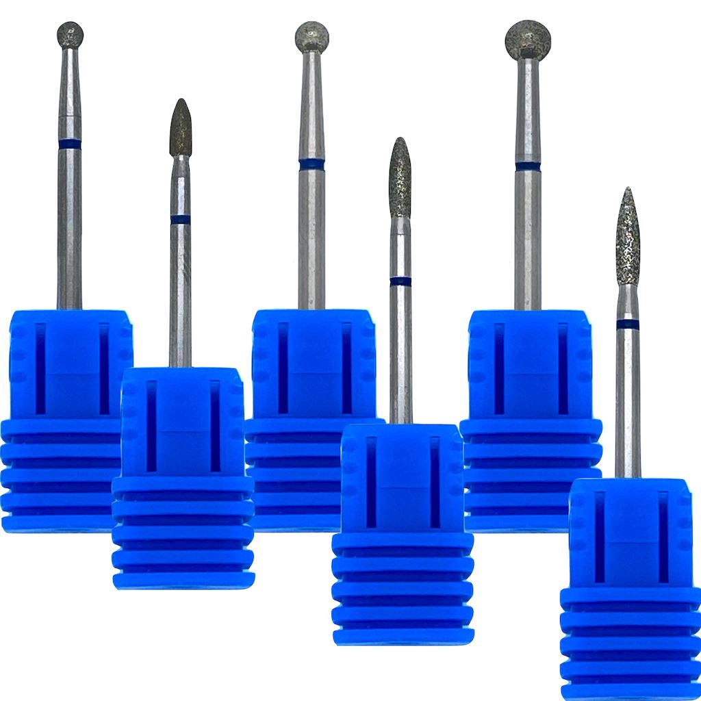 Premium Diamond Nail Drill Bits for Professional Manicures & Pedicures – High-Speed Nail Art Tools for Salon & Home Use