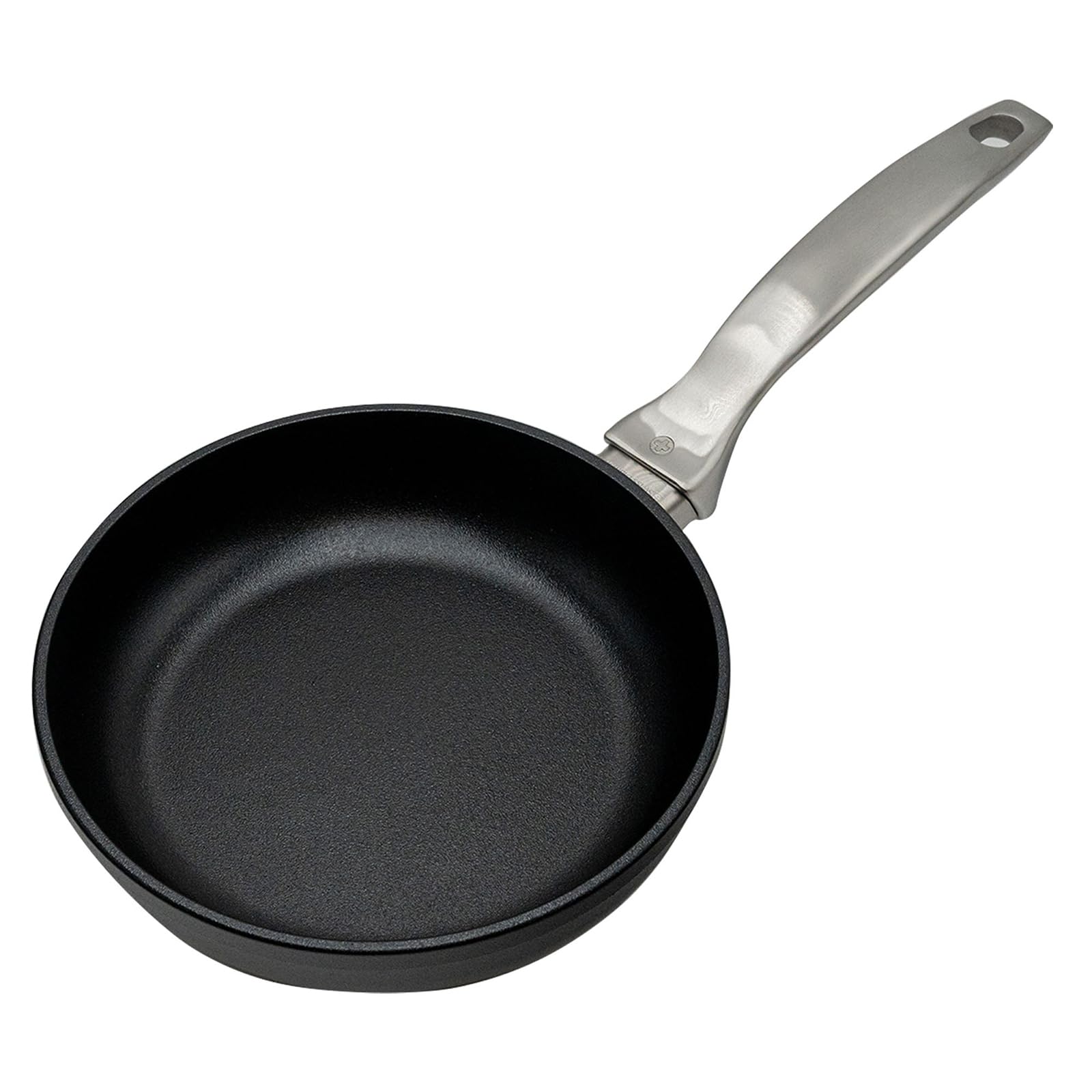Premium Swiss Diamond 7-Inch Nonstick Frying Pan – Aluminum Coated Skillet, Dishwasher & Oven Safe – Stainless Steel Handle – Gray – Perfect for Sautéing, Frying Eggs & Pancakes
