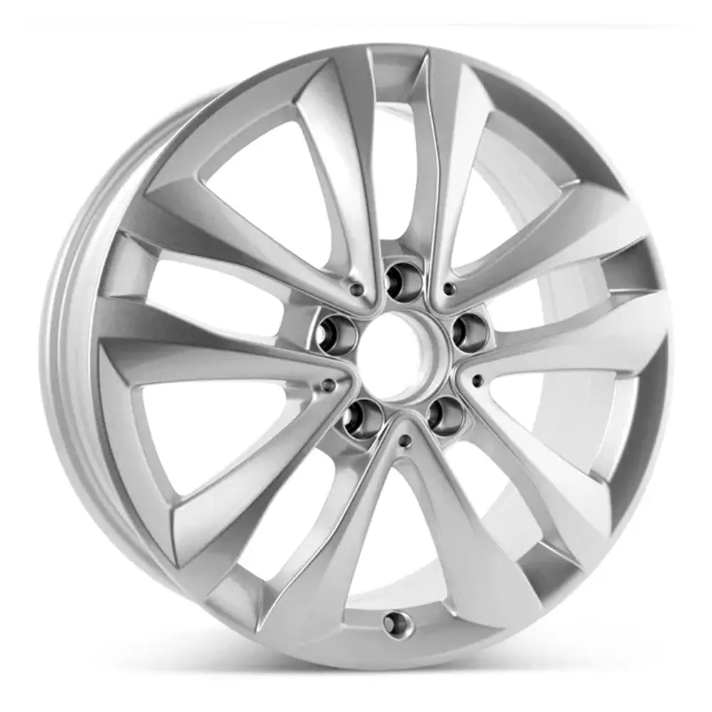 17 Inch Mercedes C300 Wheel Replacement - Silver Replica Rim 85700 | OEM Style Alloy Wheels for Mercedes-Benz C-Class (W205) | Perfect for Car Upgrades & Luxury Vehicle Customization