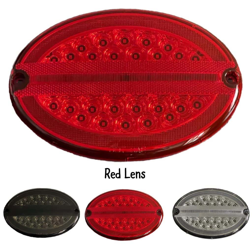 1997-2004 C5 Corvette LED Tail Lights - Red Lens G3 Laser Style with Hyper Flash Harness | High Visibility Brake Lights for Night Driving & Car Shows