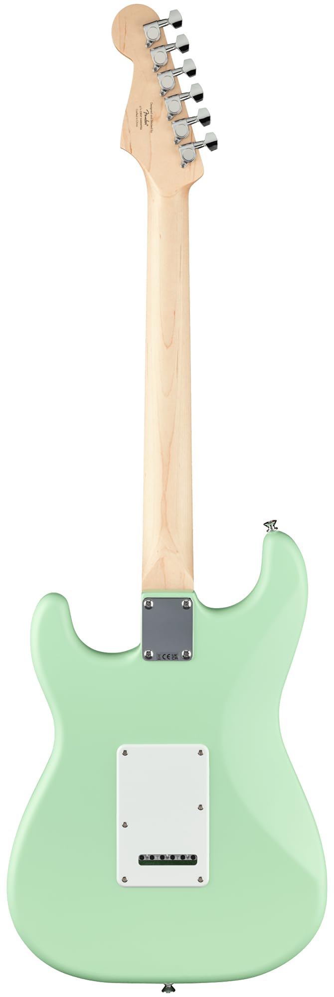 Fender Squier Stratocaster Electric Guitar Bundle - Surf Green with Gig Bag, Picks & Instructional Video | Perfect for Beginners, Practice & Live Performances