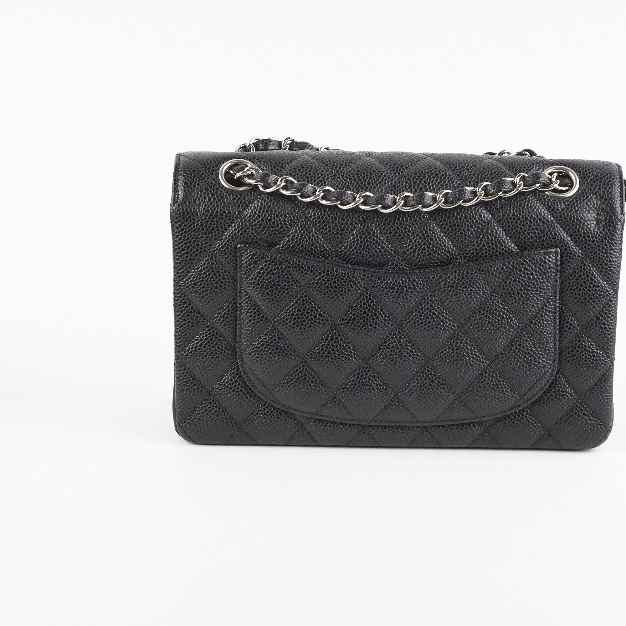 Chanel Small Caviar Classic Flap Bag Black - Luxury Quilted Leather Crossbody Purse for Women | Perfect for Evening Events, Date Nights & Special Occasions