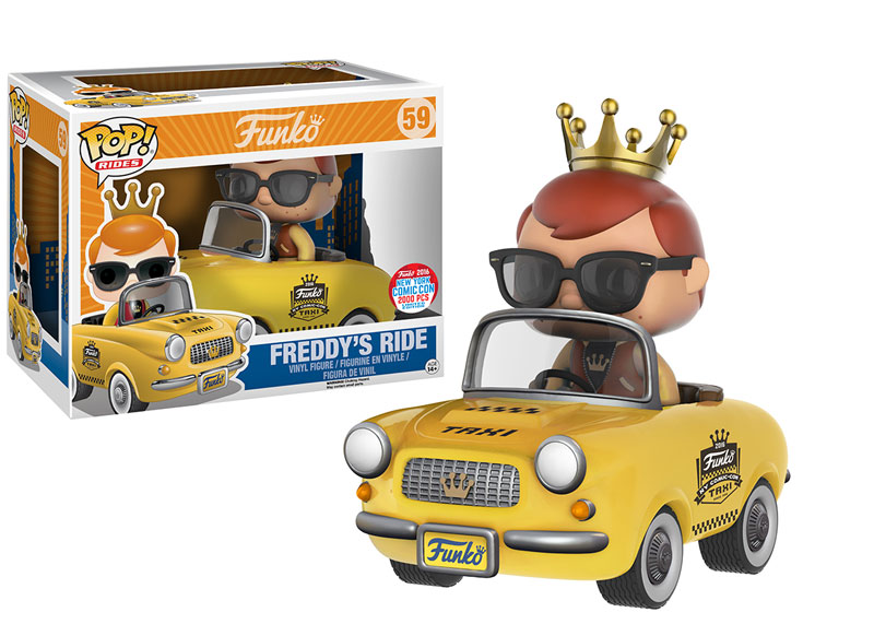 Funko Pop Rides Freddy's Ride Taxi #59 Limited Edition 2000 Pieces - 2016 NYCC Exclusive Collectible Toy for Display & Gifts