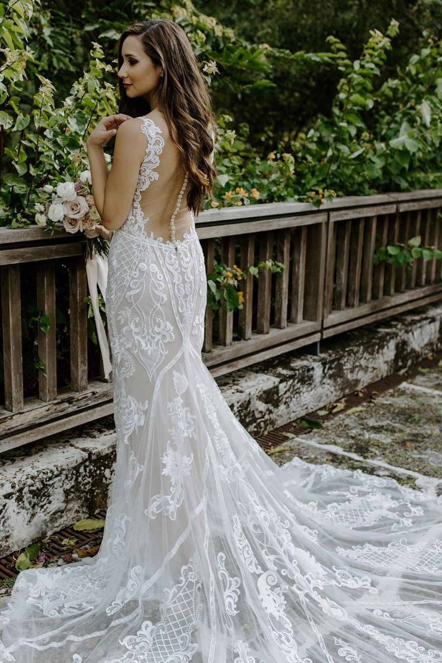 Wtoo Viola 11109 Wedding Gown - Elegant Lace Bridal Dress for Church Ceremony & Formal Events
