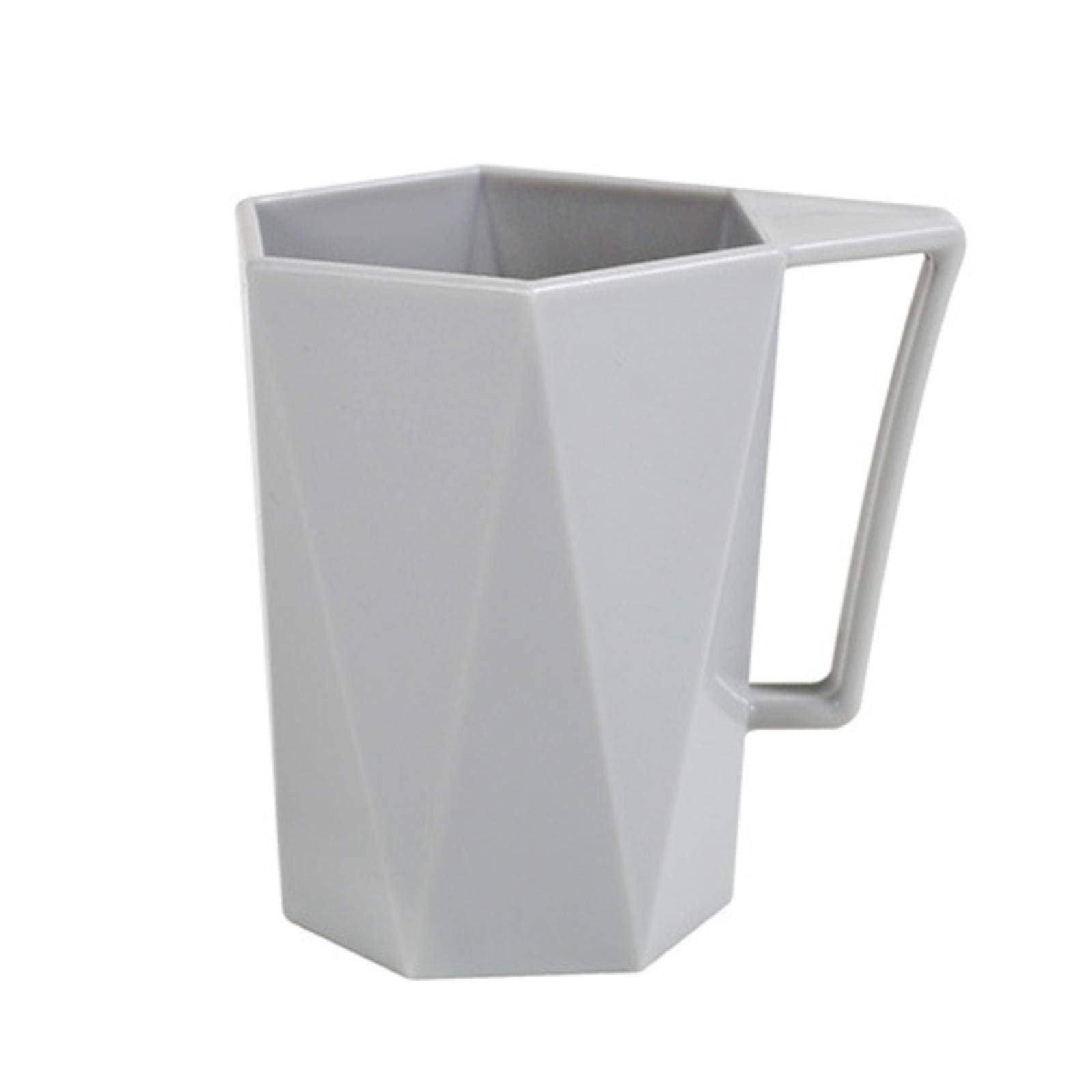 Diamond Handle Travel Mouthwash Cup - Portable Couple Brushing Cup for Home & Travel, Perfect for Camping, Gym & Daily Oral Care
