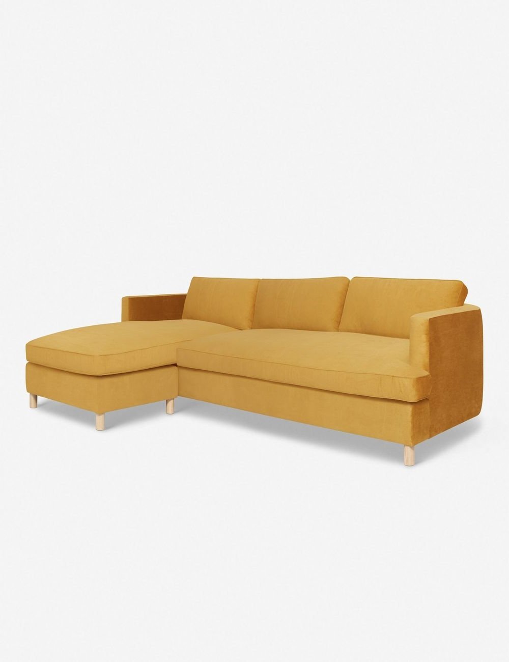 Belton Sectional Sofa by Ginny Macdonald - Modern L-Shaped Couch with Reversible Chaise for Living Room, Family Room & Home Theater
