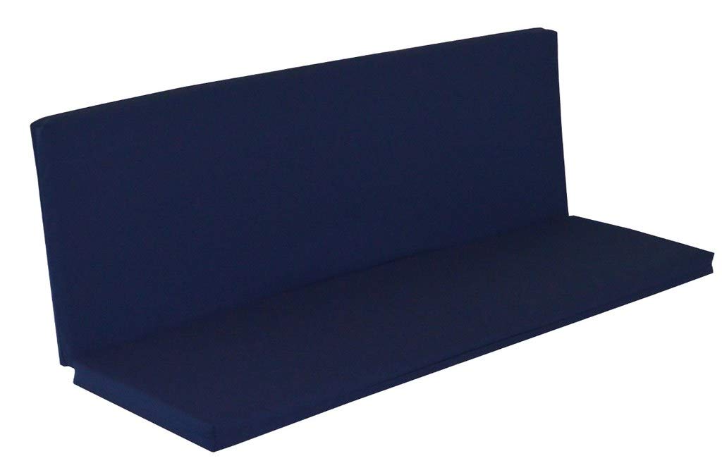 5' Full Bench Cushion - Navy Blue Water-Resistant Outdoor Furniture Cushion for Patio, Deck, Porch, and Garden Seating | Furniture Barn USA