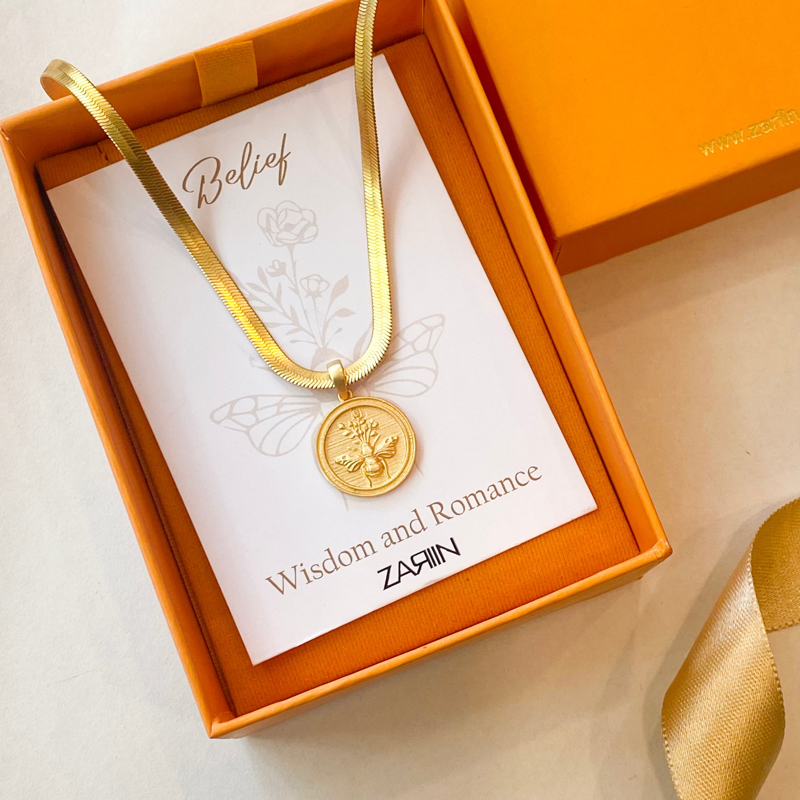 Power of Belief Coin Necklace - Inspirational Wisdom & Romantic Jewelry Gift for Women, Men - Perfect for Spiritual Protection, Meditation & Couple's Fashion Accessories
