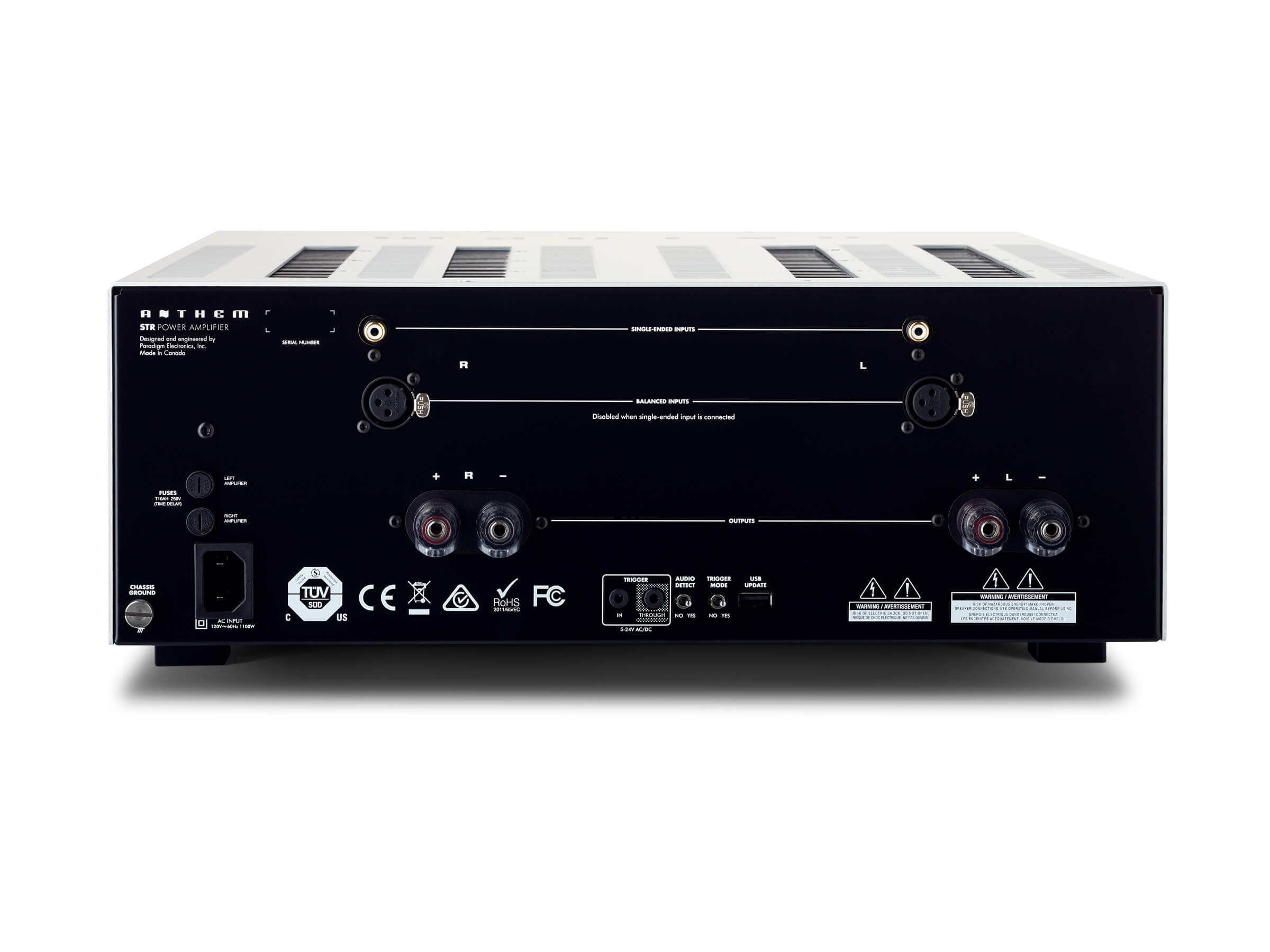 Anthem STR Power Amplifier - High-Performance Stereo Audio Amplifier for Home Theater & Music Systems | Perfect for Audiophiles & Home Entertainment