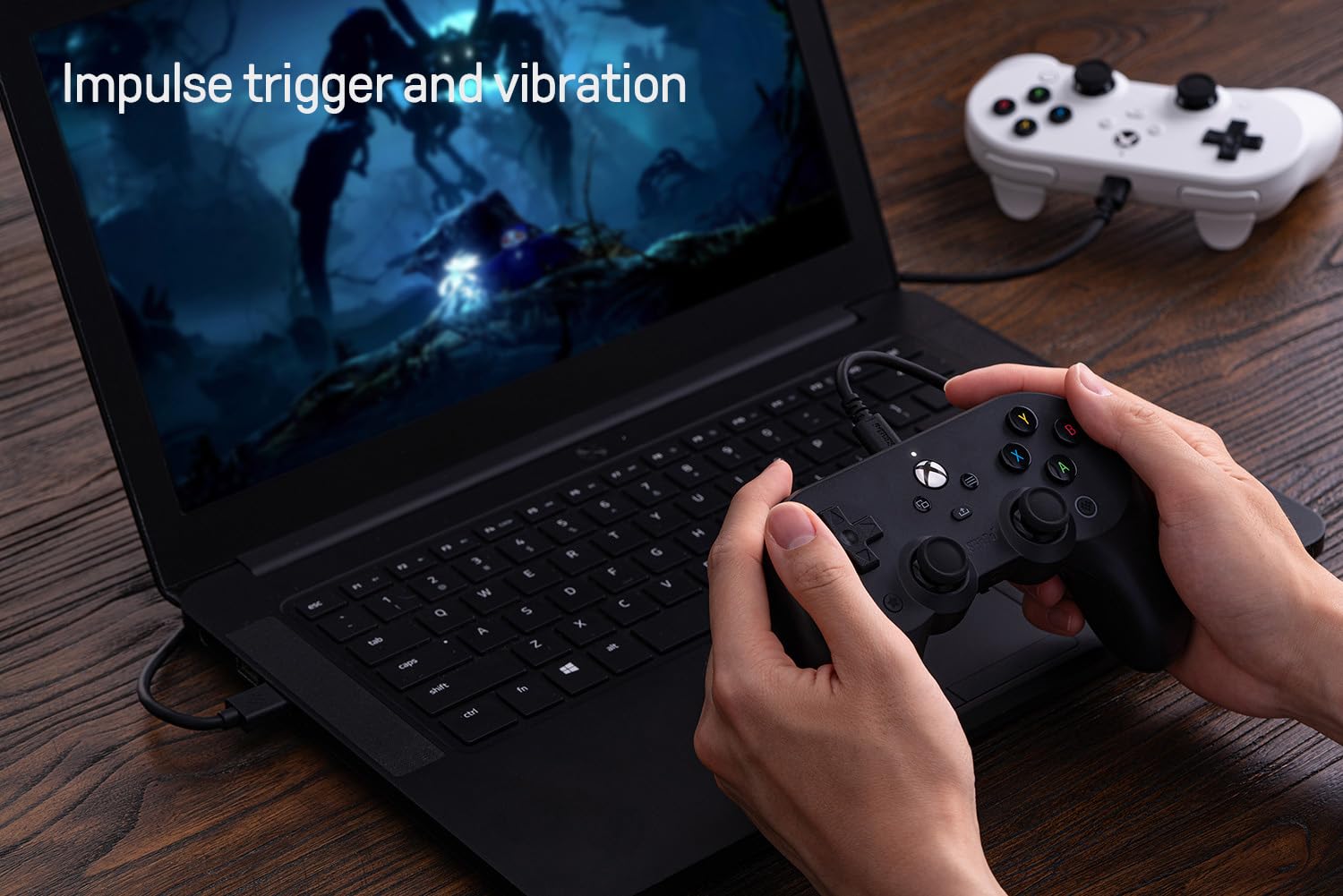 8Bitdo Pro 2 Wired Gaming Controller - Hall Effect Joysticks & Triggers, Back Buttons, 3.5mm Audio Jack, Mic Mute - Officially Licensed for Xbox Series X|S, Xbox One, Windows 10/11 (Black) | Perfect for Competitive Gaming & Streaming