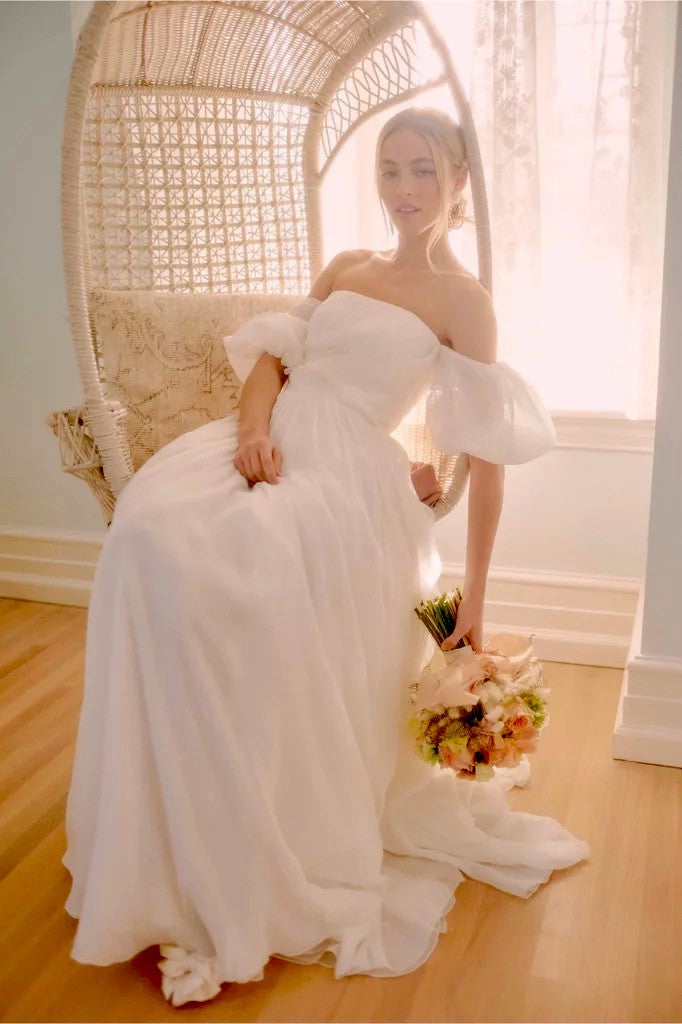 BHLDN Sachin & Babi Darcy Wedding Gown - Elegant Lace Bridal Dress for Bride, Perfect for Beach Weddings and Formal Ceremonies