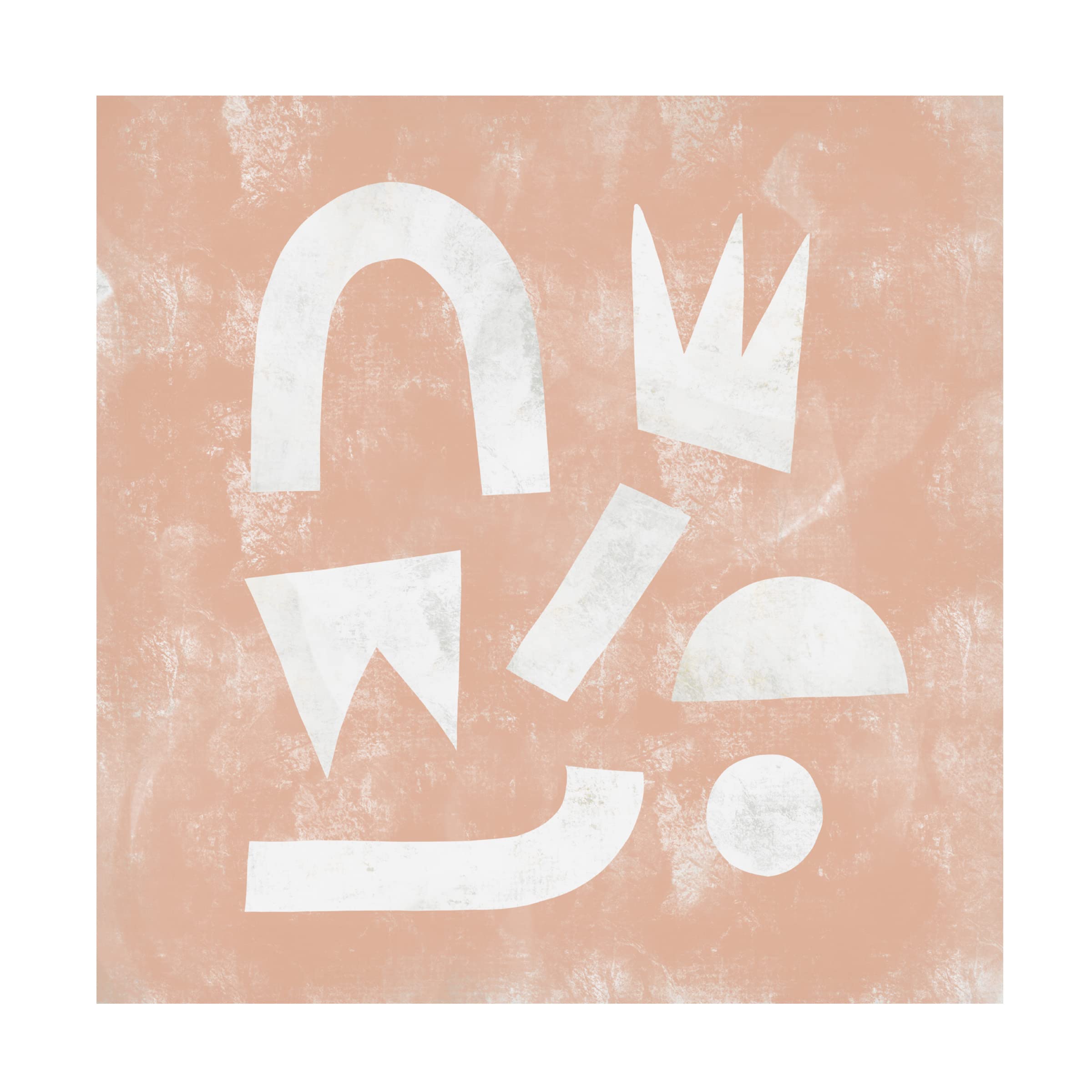 Emma Scarvey 'Pink Ratio I' Canvas Wall Art Print - Modern Abstract Painting for Living Room, Bedroom & Office Decor | Trademark Fine Art Collection