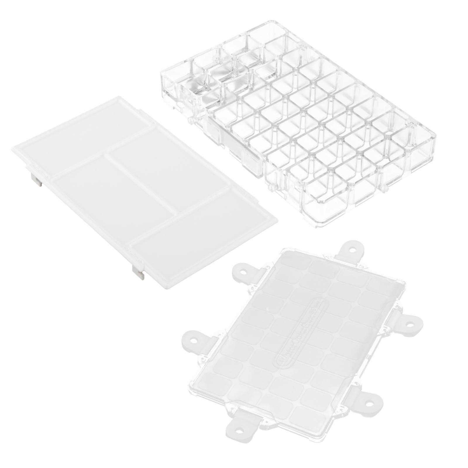 MagiDeal 36-Well Portable Paint Storage Palette - Plastic Moisturizing Paint Tray for Acrylic, Gouache & Oil Paints - Perfect for Artists, Students & DIY Painting Projects at Home or Studio