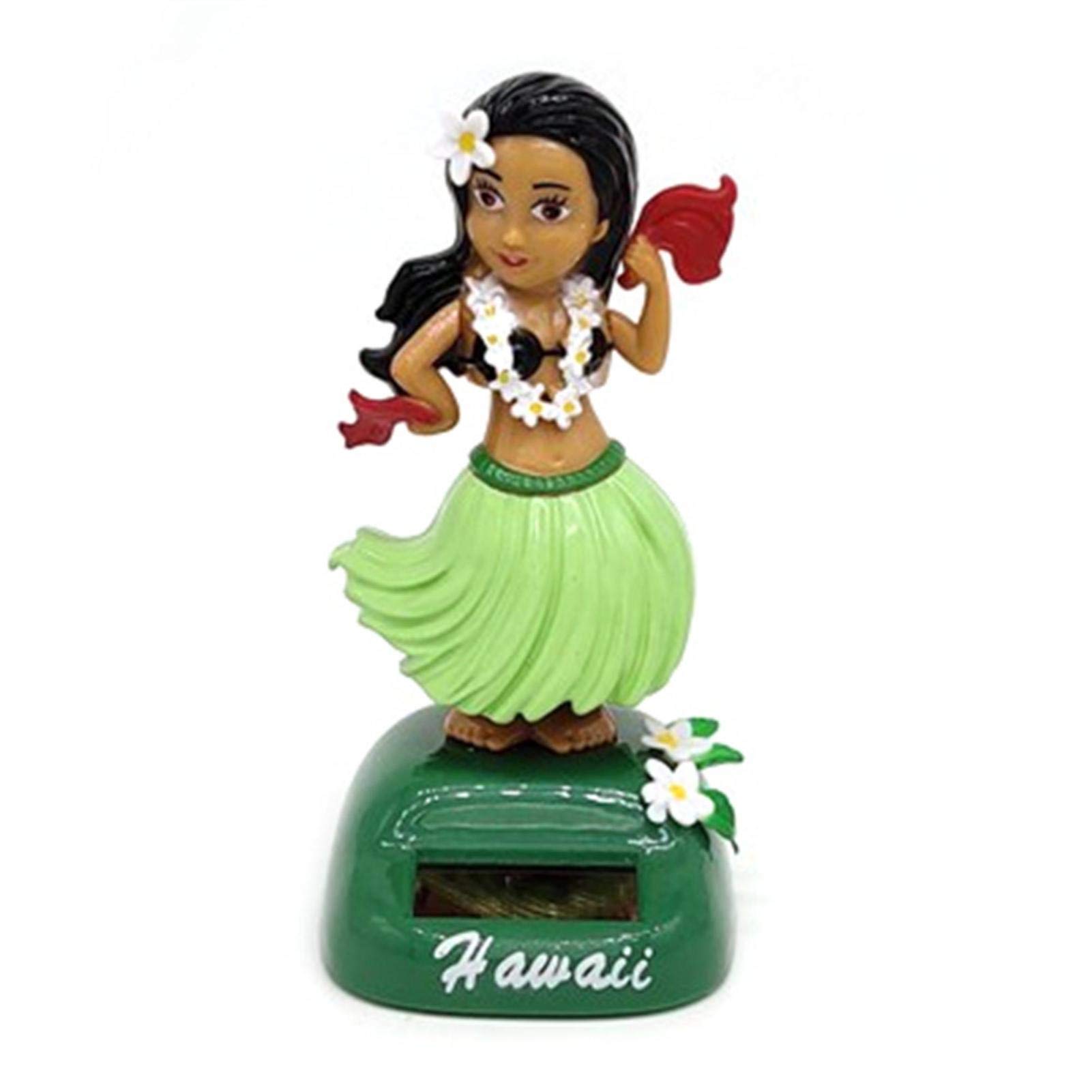 Solar Hula Dancing Doll - Car Dashboard & Home Decor for Office & Windowsill