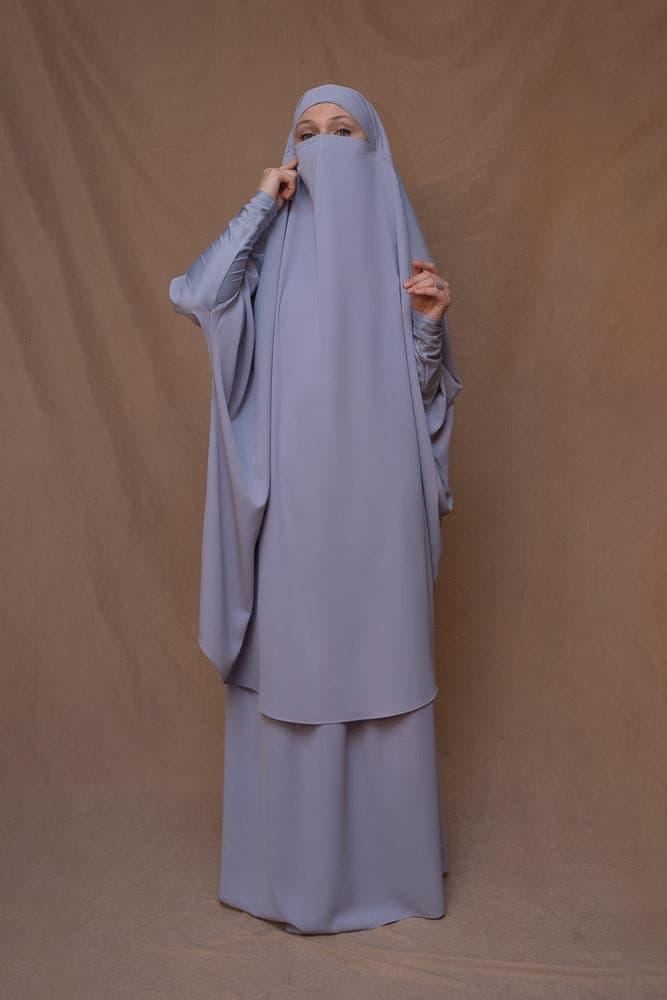 Moira Prayer Umrah Gown with Niqab - Islamic Modest Dress for Women | Perfect for Hajj, Umrah, and Daily Prayers