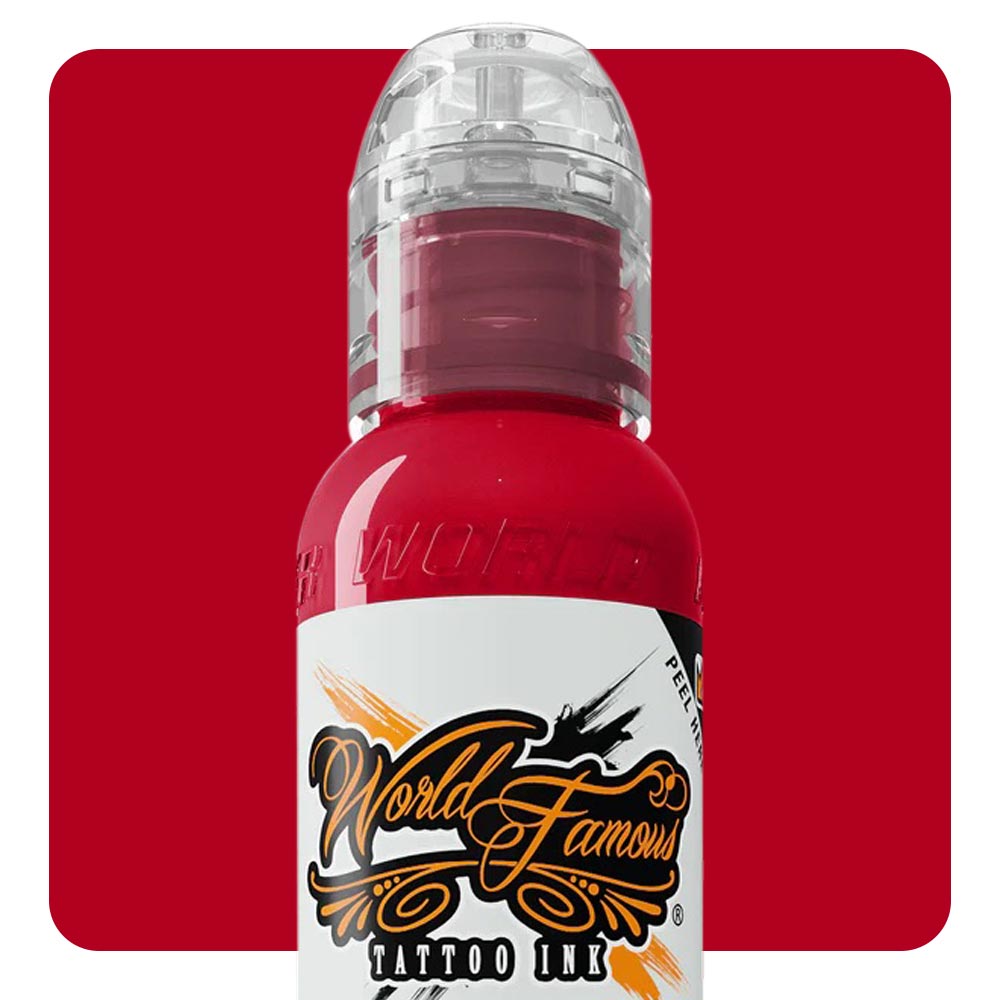 Samuel O'Reilly Red Tattoo Ink - Professional Quality for Tattoo Artists & Body Art - Perfect for Tattooing, Permanent Makeup & Cosmetic Procedures