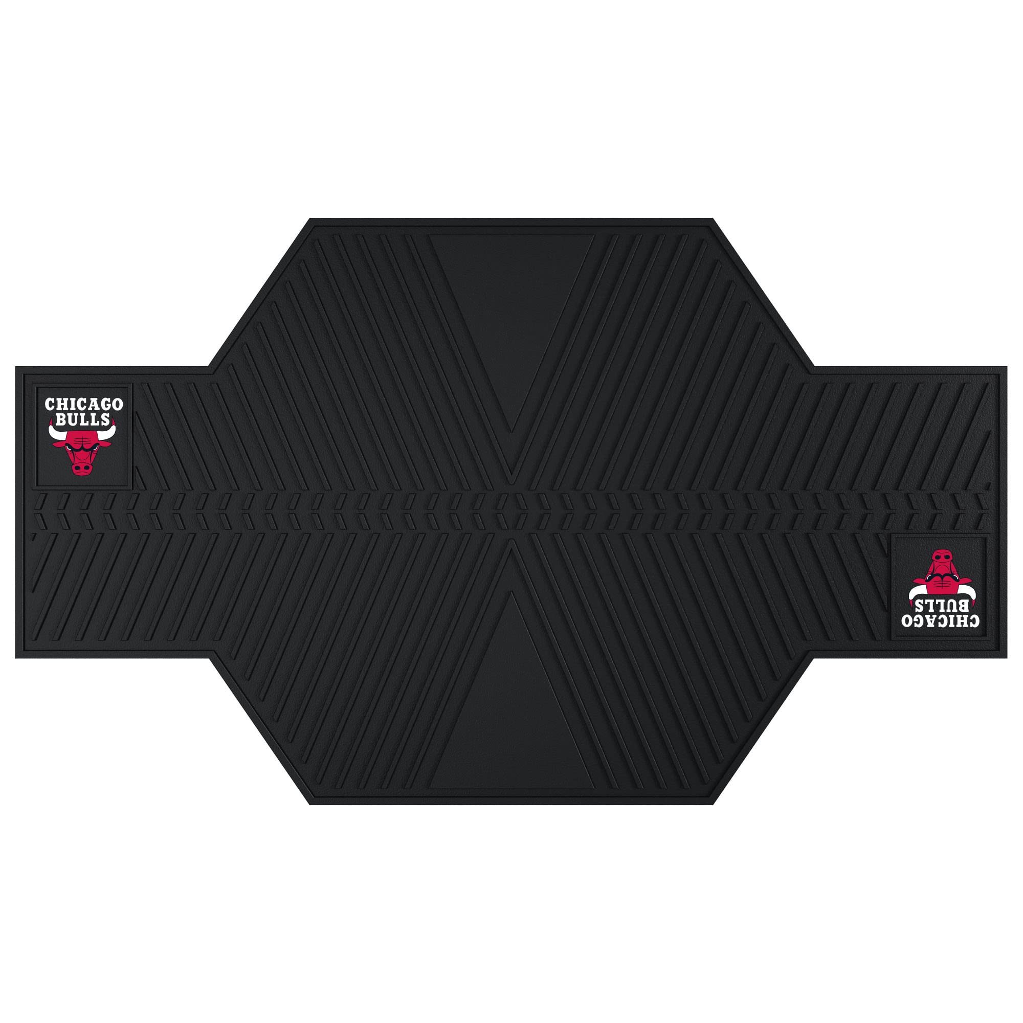 FANMATS NBA Unisex-Adult Motorcycle Floor Mat - Officially Licensed NBA Team Design - Durable Rubber Non-Slip Motorcycle Foot Pad - Perfect for Garage, Man Cave, and Motorcycle Enthusiasts