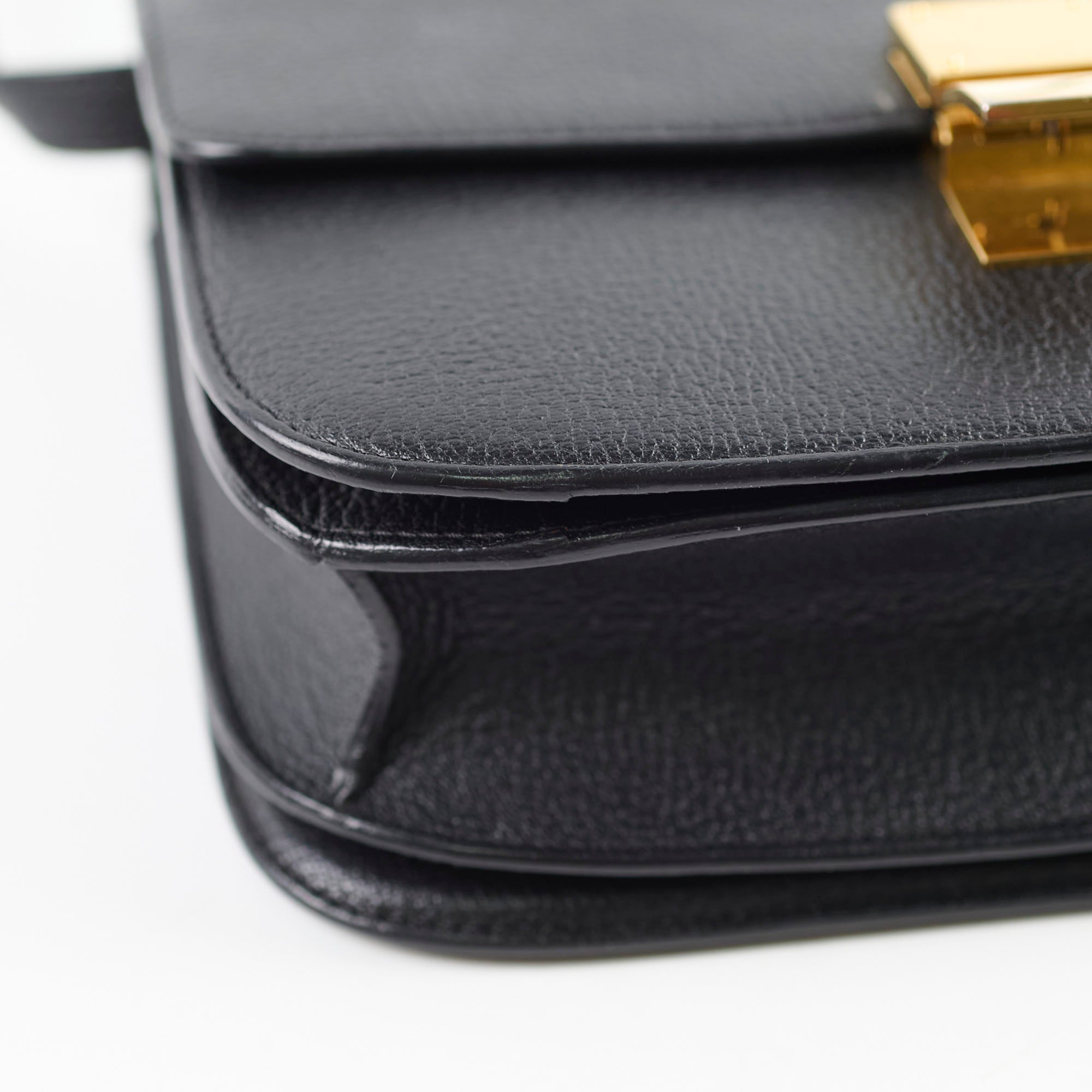 Celine Medium Classic Box Bag in Black | Luxury Leather Crossbody Handbag for Women | Perfect for Work, Travel & Evening Events