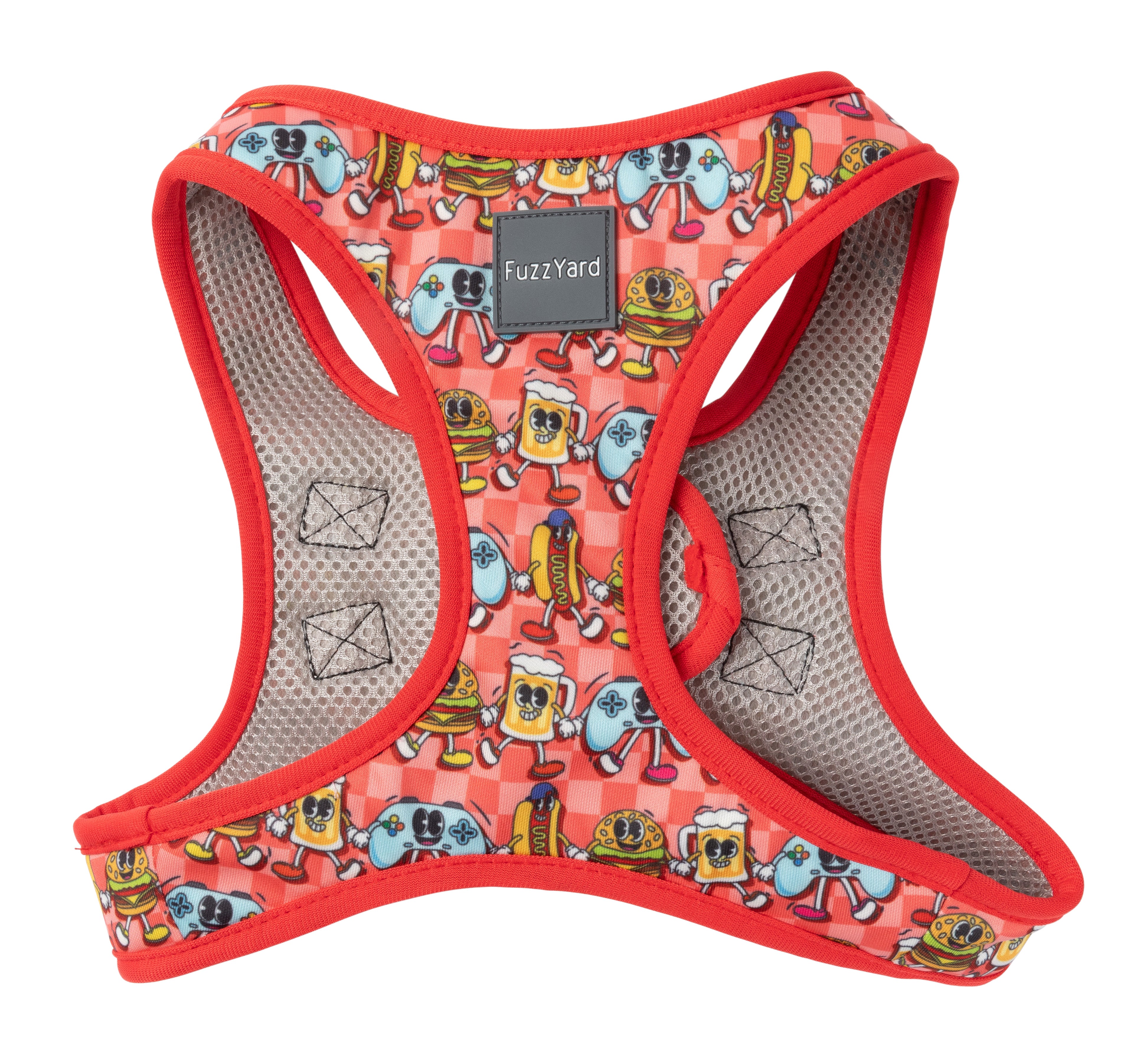 Fuzzyard The Homies Dog Step In Harness - Adjustable Pet Vest for Small & Medium Dogs - Perfect for Walking, Training & Outdoor Adventures