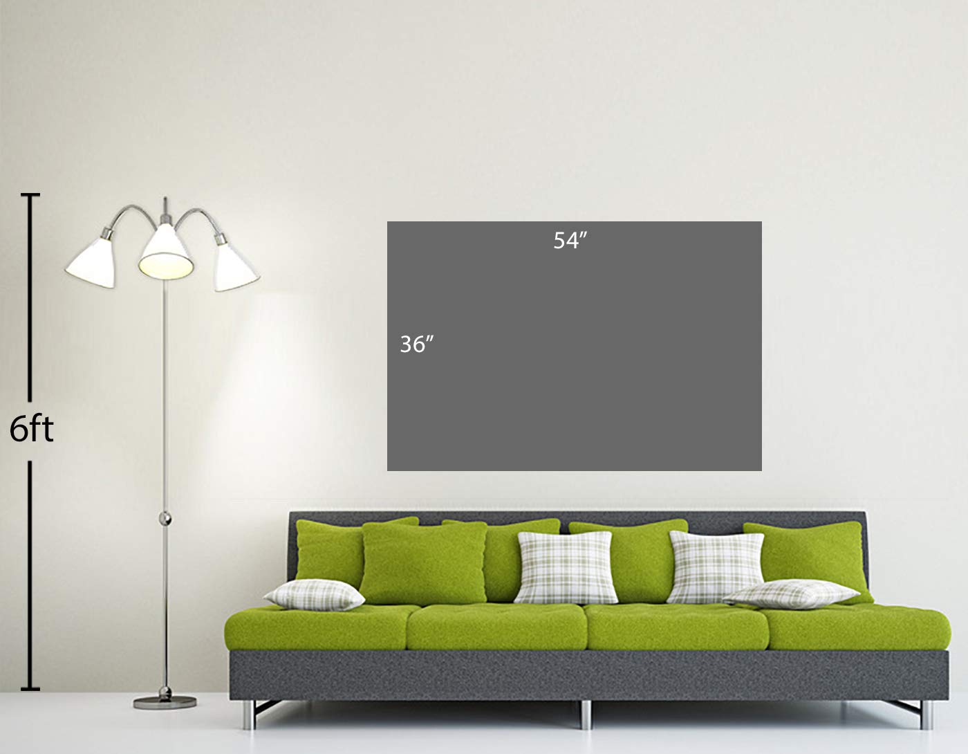 54 x 36 Edmonton Canada Skyline Canvas Print - Modern Wall Art for Home Decor, Office & Living Room | Premium Cityscape Painting for House & Apartment Wall Decoration