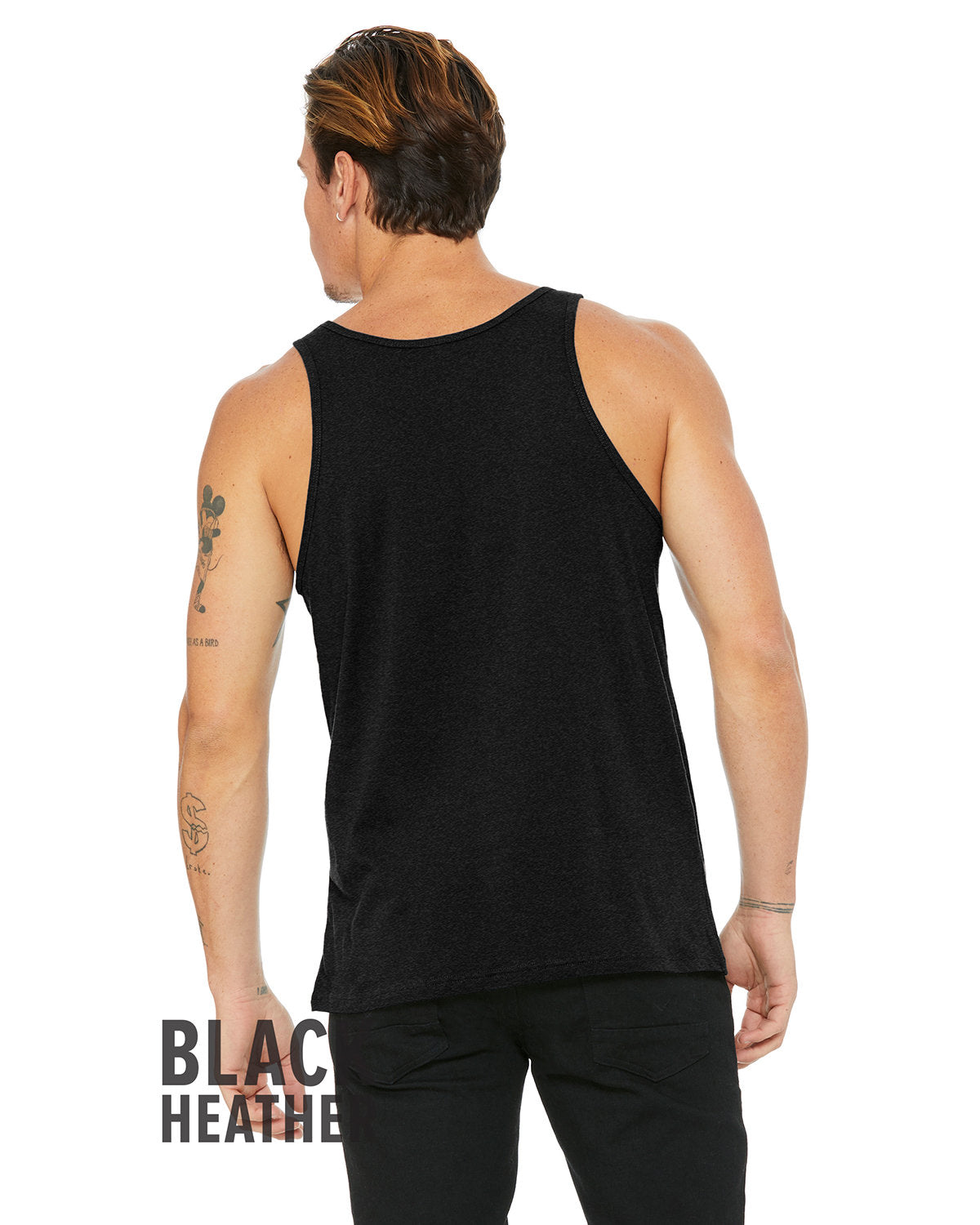 Bella + Canvas 3480CVC Unisex Heather CVC Tank Top - Soft Blend Comfort Fit for Men & Women - Perfect for Gym, Yoga, and Summer Outfits
