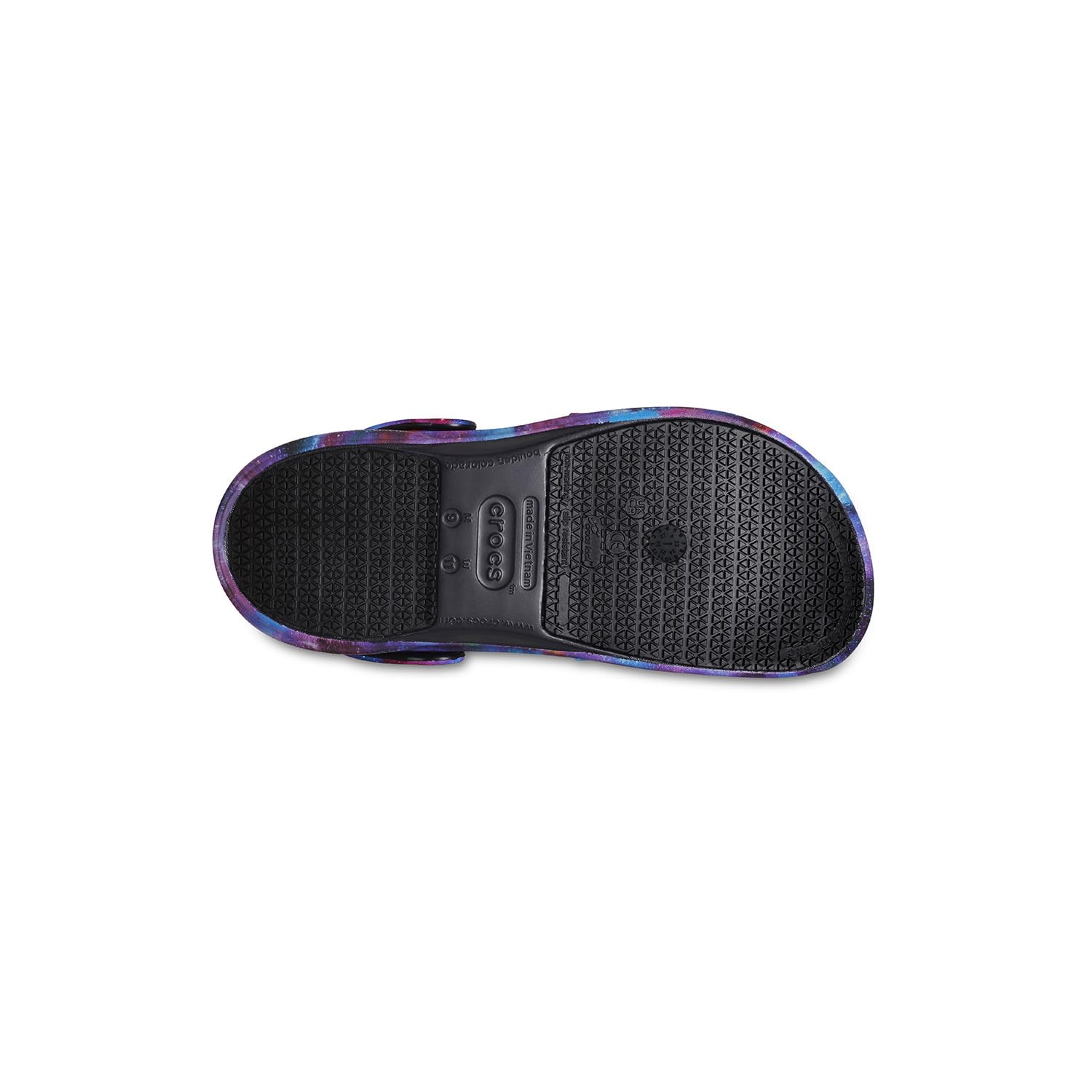 Crocs Unisex-Adult Bistro Graphic Slip-Resistant Work Clogs - Comfortable Non-Slip Shoes for Restaurant, Healthcare & Kitchen Workers
