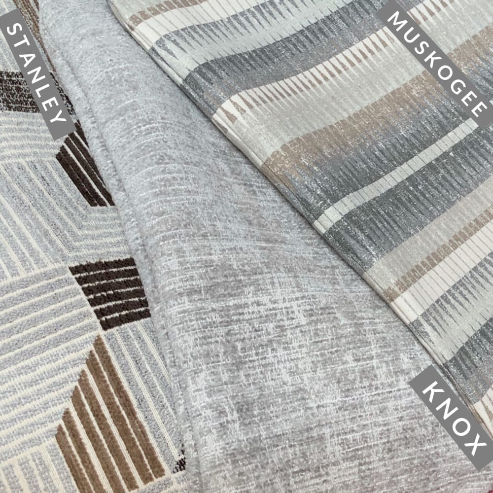 Knox Cement Gray Slub Textured Chenille Pillow Cover - Soft Decorative Throw Pillow Case for Sofa, Bed & Couch - Home Decor Accent for Living Room & Bedroom