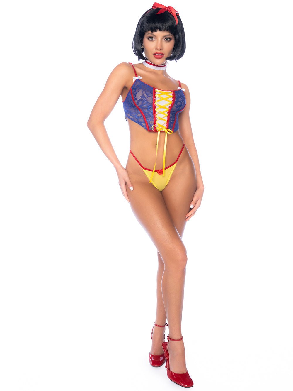 Mapale 60049 Poisoned Apple Fantasy Princess Costume - Perfect for Halloween, Cosplay, and Fairy Tale Themed Parties