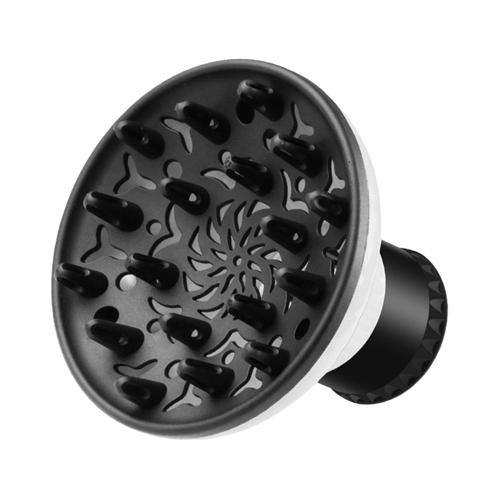 Universal Hair Diffuser for Hair Dryers - Styling Tool for Curly & Wavy Hair - White - Perfect for Salon, Home & Travel Use