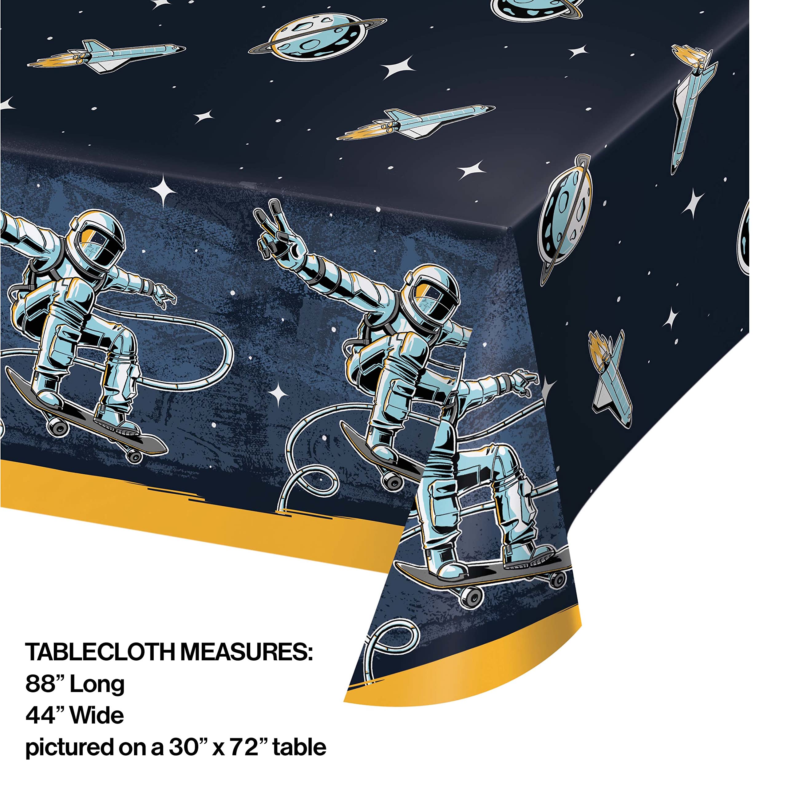 Trendware Space Skater Party Supplies Kit - 8-Piece Party Decorations Set for Kids Birthday, Themed Events & Cosmic Skate Celebrations