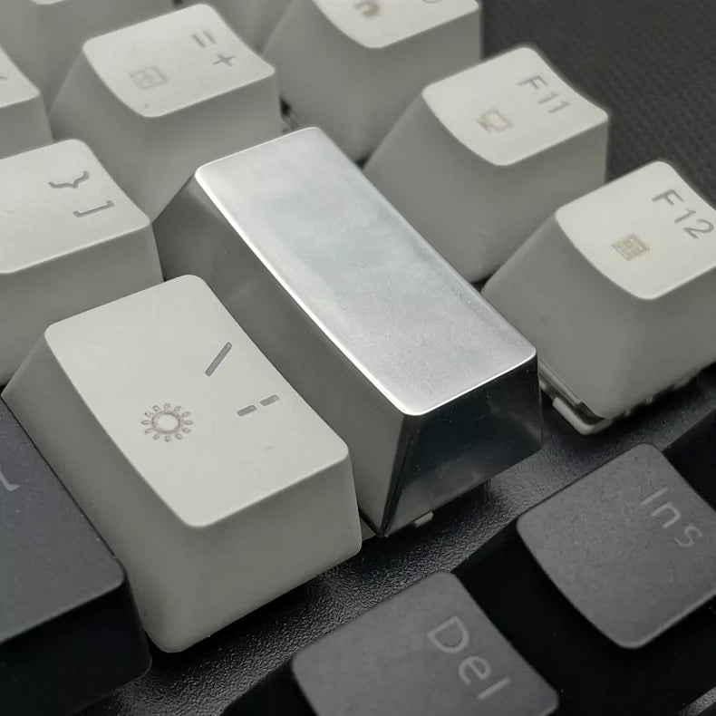 Custom Metal Keycaps for Mechanical Keyboards - Personalized Large Keycaps with Premium Metallic Finish (Blank/Unengraved) - Perfect for Gaming, Typing & Keyboard Enthusiasts