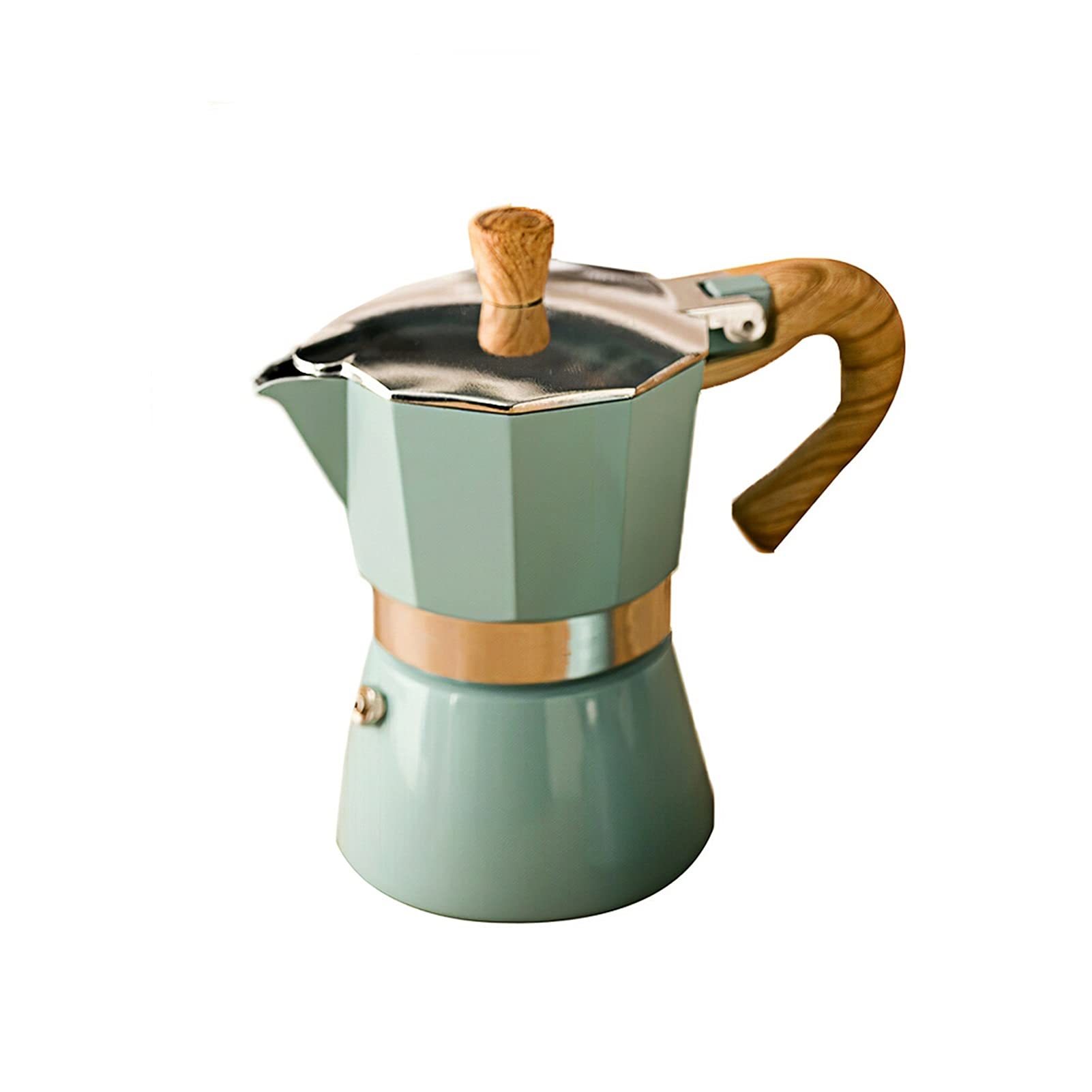 Stainless Steel French Press Coffee Maker - 300ml Italian Moka Espresso Stovetop Pot for Home & Office - Perfect for Camping, Gifts & Daily Brewing - BPA-Free Aluminum Percolator with Easy Clean Design
