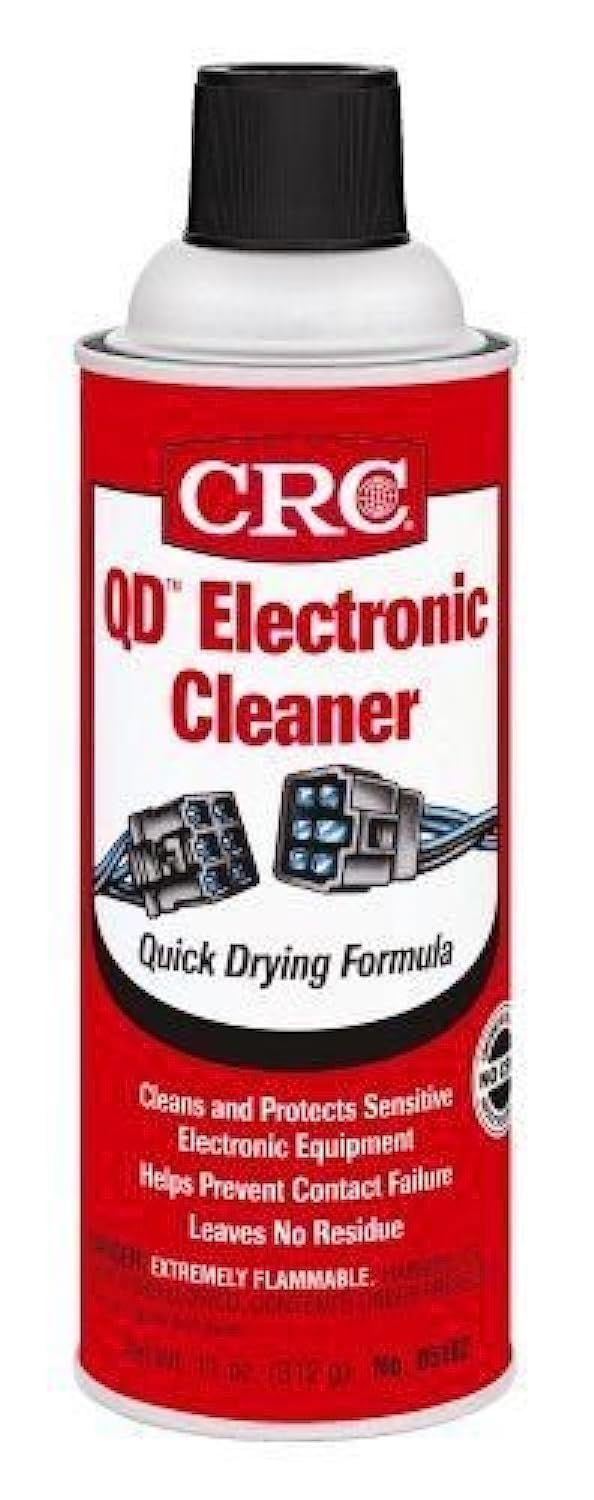 CRC 05103-Case 5103 Quick Dry Electronic Cleaner, 11 oz (12 Pack) - Fast Drying Solvent for Circuit Boards, Computers & Electronics Maintenance