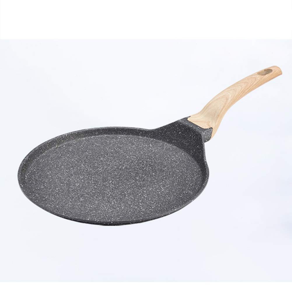 Nonstick Pancake Pan - 10 Inch Frying Pan for Eggs, Crepes & Omelets - Durable Granite Coating Cookware for Stovetop & Induction - Perfect for Breakfast, Camping & Family Cooking