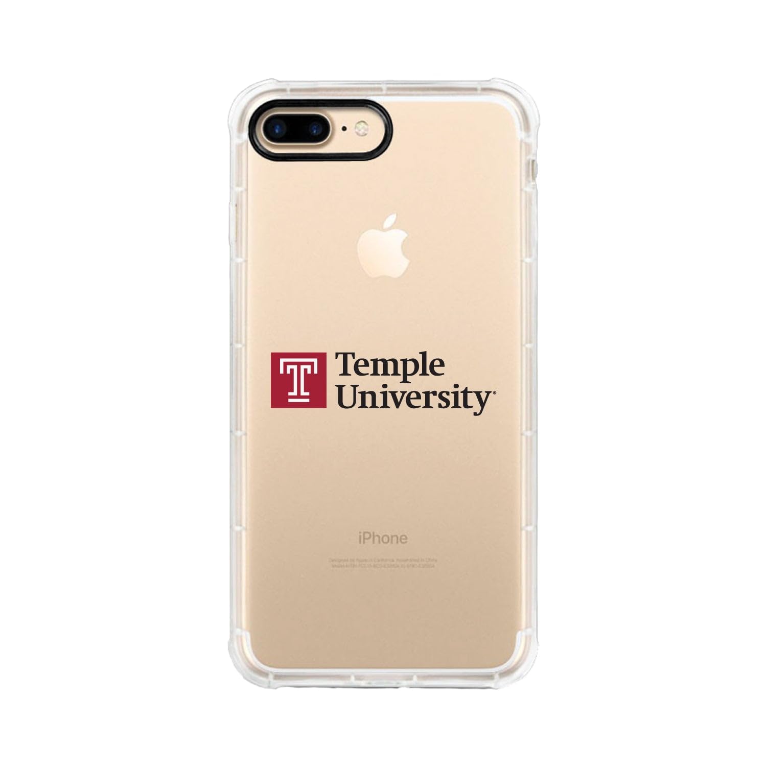 OTM Essentials Rugged Phone Case for iPhone 13 Pro Max - Shockproof Protective Cover with Reinforced Edges in Classic White | Perfect for Temple University Students & Active Lifestyles