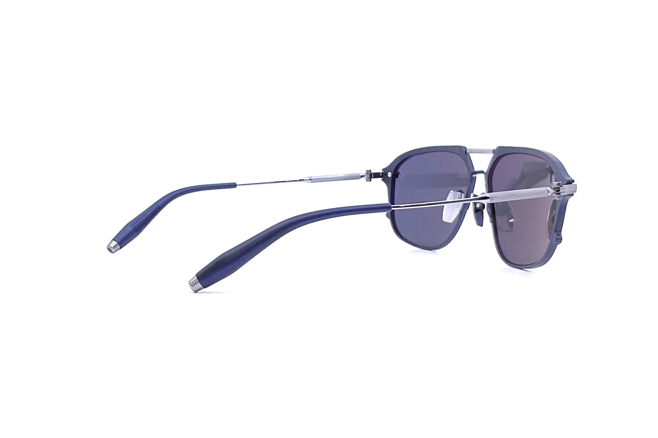 Akoni Icarus Matte Navy & Black Palladium Sunglasses - Polarized UV Protection for Men & Women - Perfect for Driving, Outdoor Sports & Beach Vacations
