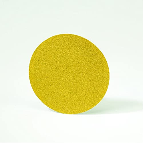 Norton A290 6-Inch 320 Grit Aluminum Oxide Hook and Loop Sanding Discs with Paper Backing - 50-Pack for Woodworking, Metal Polishing & Automotive Sanding