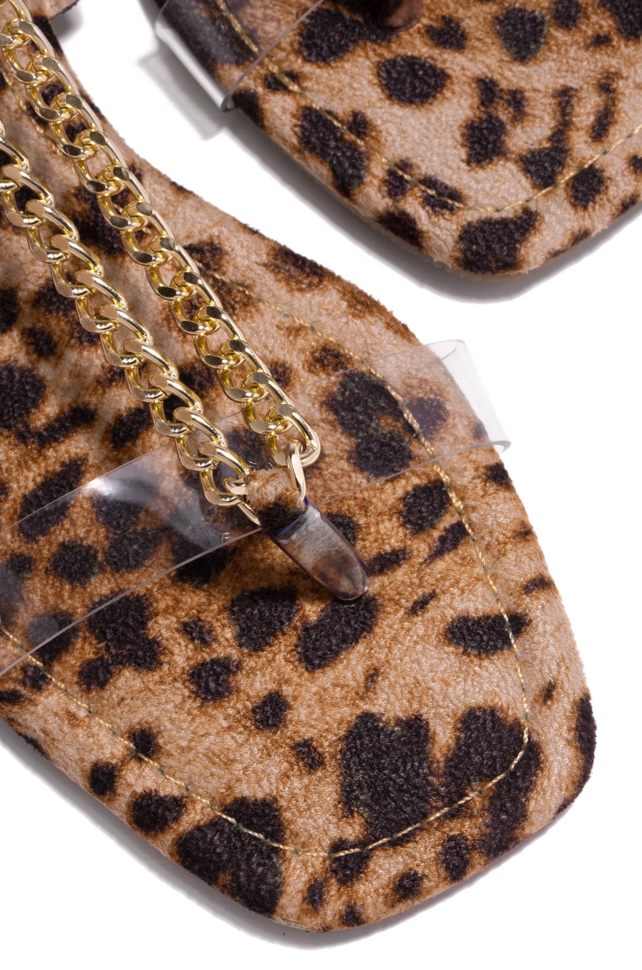 Payton Sandals Women's Leopard Print Flat Sandals - Comfortable Casual Slip-On Shoes for Summer, Beach, and Vacation Wear