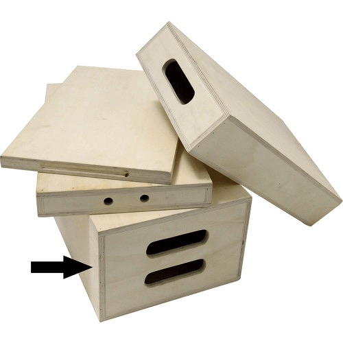 Kupo Apple Box - Full Size 20x12x8 Inches - Durable Storage for Fresh Produce, Groceries & Shipping Supplies | Perfect for Farmers Markets, Home Organizing & Small Business Packaging